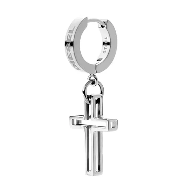 Khuyên Tai Diesel Steel Silver Earring DX1333040 Màu Bạc