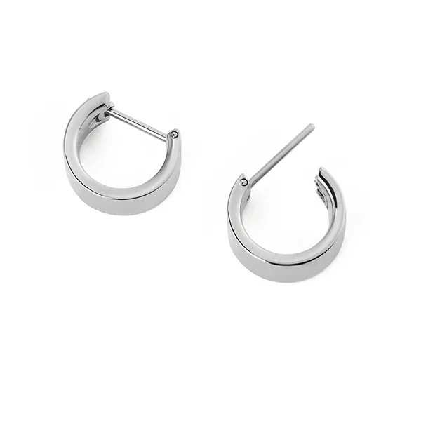 Khuyên Tai Nữ Daniel Wellington Line Earring Polished Silver DW00401894 Màu Bạc