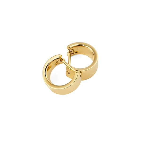 Khuyên Tai Nữ Daniel Wellington Line Earrings Polished Gold DW00401895 Màu Vàng Gold