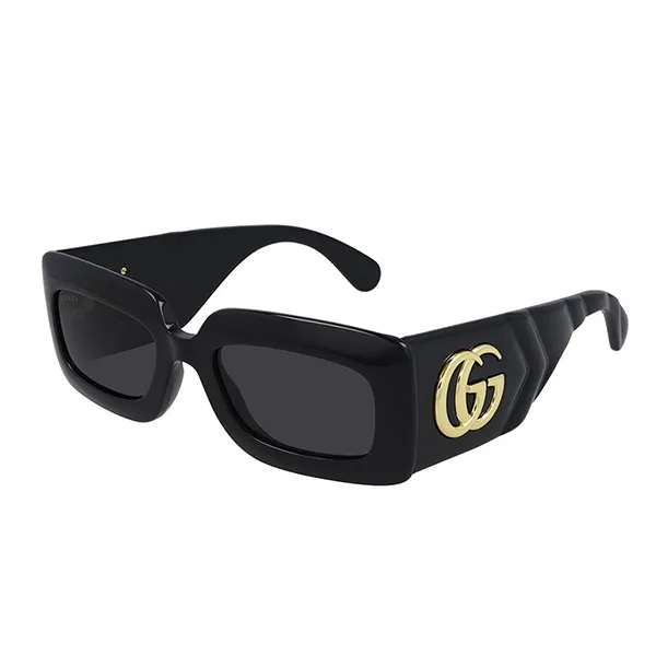 Kính Mát Gucci Sunglasses GG0811S-001 Màu Đen/Xám