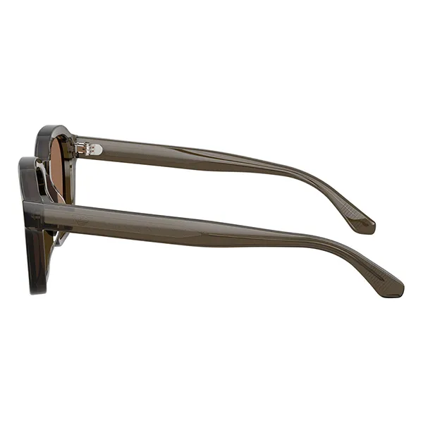 Kính Mát Nam Emporio Armani Shiny Transparent Gray Sunglasses EA4245U 624973 Màu Xám - Nâu