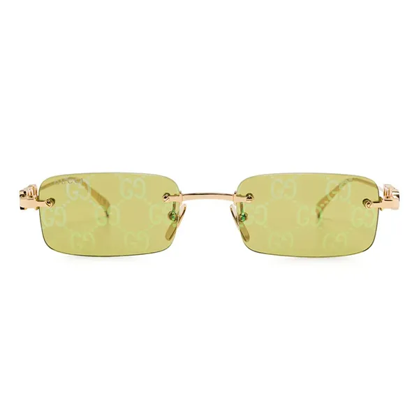 Kính Mát Nam Gucci Sunglasses GG1808S 002 Màu Xanh/Vàng