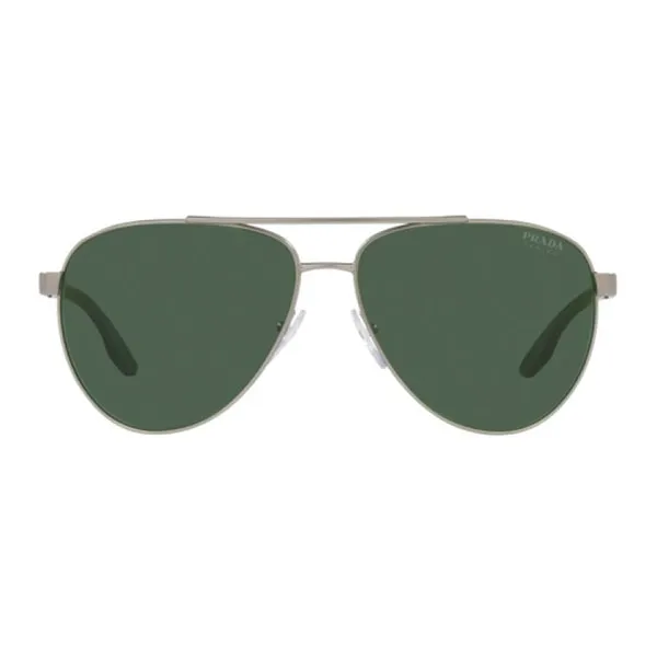 Kính Mát Nam Prada Linea Rossa Sunglasses PS 52YS (7CQ06U) Màu Xanh Bạc