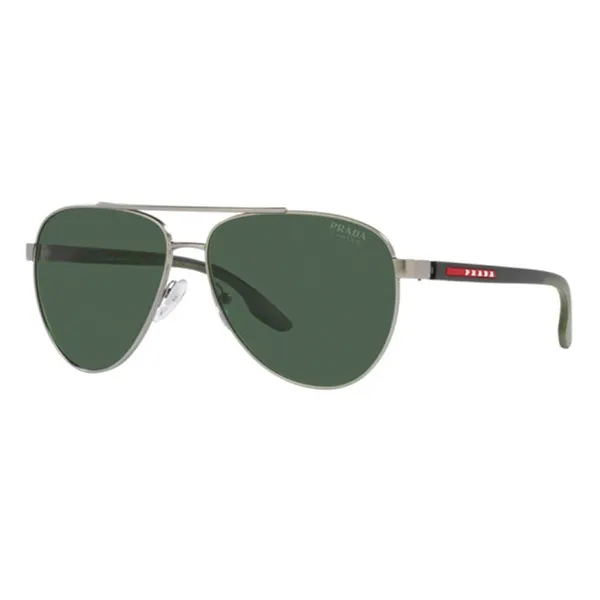 Kính Mát Nam Prada Linea Rossa Sunglasses PS 52YS (7CQ06U) Màu Xanh Bạc