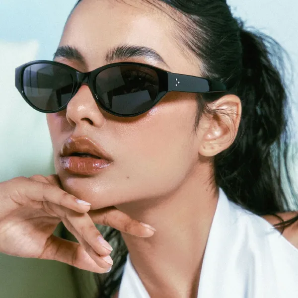 Kính Mát Rieti Teona RT 4052 C1 Black Sunglasses Màu Đen