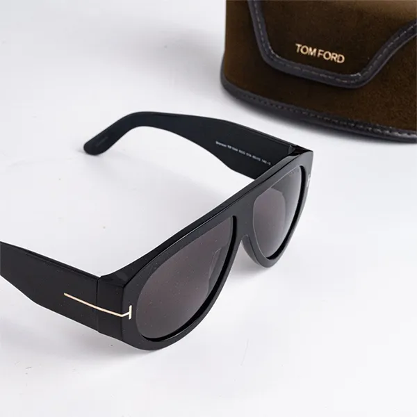 Kính Mát Tom Ford Bronson FT1044 01A Black Dark Grey Màu Xám Đen