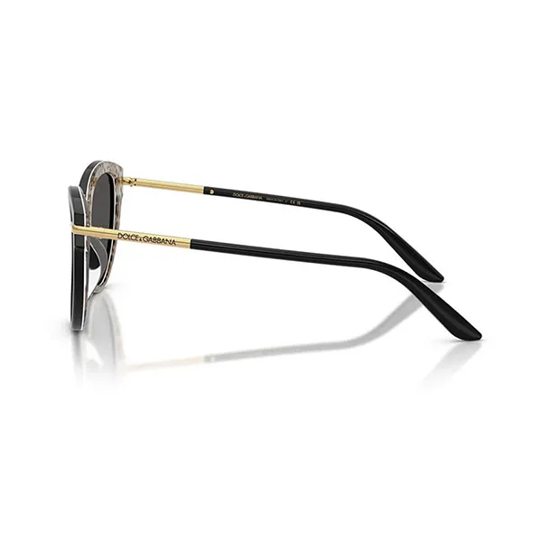 Kính Mát Unisex Dolce & Gabbana D&G DG4492 32998G Sunglasses Màu Xám Đen
