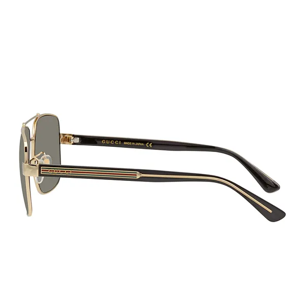 Kính Mát Unisex Gucci Sunglasses GG0529S 001 60 Màu Xám/Vàng