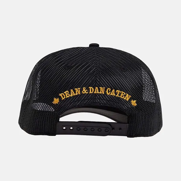 Mũ Dsquared2 Arm Wrestling BCM0904 01Y00291 M4113 Màu Đen Trắng