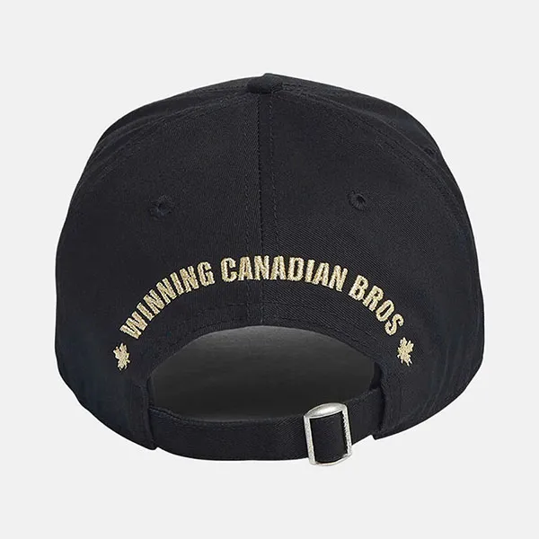 Mũ Dsquared2 Boxeur Shiny Patch Baseball Cap BCM0903 05C00001 2124 Màu Đen