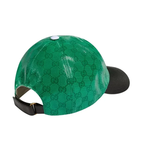 Mũ Gucci x Adidas GG Canvas Baseball Cap 724833 4HAUU 3777 Màu Xanh Green Size S