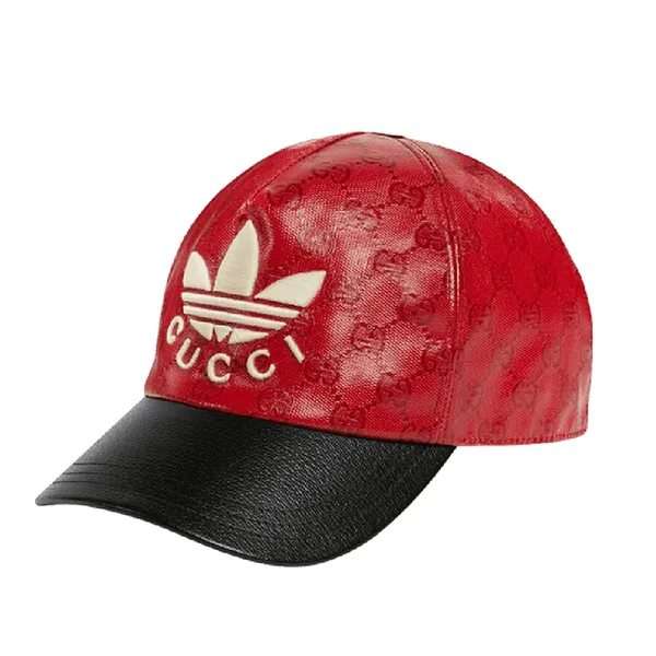Mũ Gucci x Adidas GG Canvas Baseball Cap 724833-4HAUU-6477 Màu Đỏ Size S