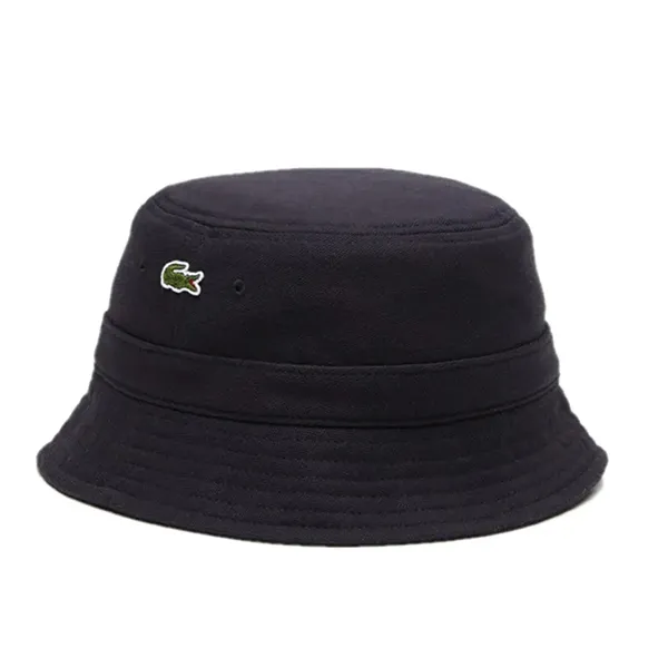 Mũ Lacoste Organic Cotton Bucket Hat RK2056 HDE Màu Xanh Đen