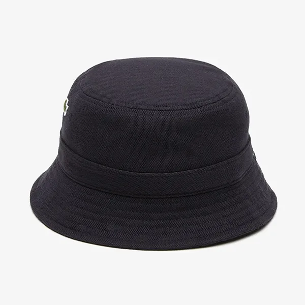 Mũ Lacoste Organic Cotton Bucket Hat RK2056 HDE Màu Xanh Đen