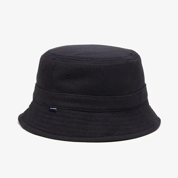 Mũ Lacoste Organic Cotton Bucket Hat RK2056 HDE Màu Xanh Đen