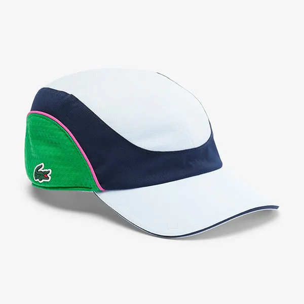 Mũ Nam Lacoste Men's Tennis Cap RK9207 - HIA Phối Màu Xanh