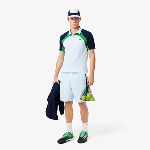 Mũ Nam Lacoste Men's Tennis Cap RK9207 - HIA Phối Màu Xanh