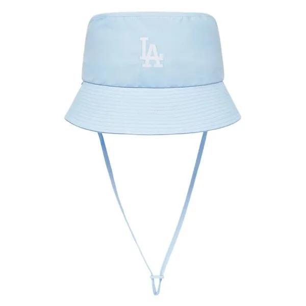 Mũ MLB Basic UV Protection Wide Bucket Hat LA Blue 3AHT28123-07BLL Màu Xanh Blue