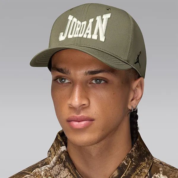 Mũ Nike Jordan Brooklyn Rise Cap HV1076-222 Màu Xanh Olive Size M