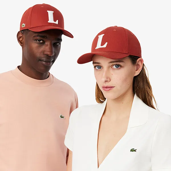Mũ Unisex Lacoste 3D Embroidered Baseball Cap RK0342 AFS Màu Đỏ