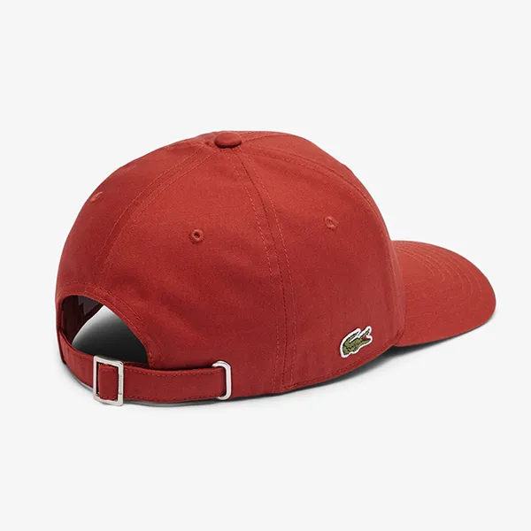 Mũ Unisex Lacoste 3D Embroidered Baseball Cap RK0342 AFS Màu Đỏ