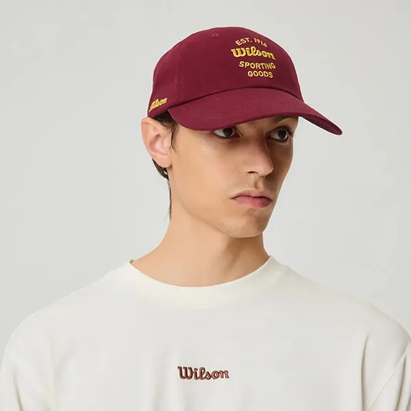 Mũ Wilson Sporting Goods Cap W243006LHC95 Màu Đỏ Mận