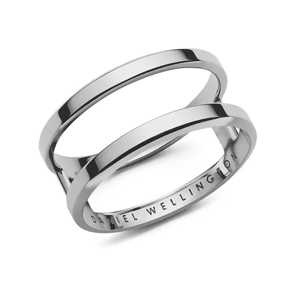 Nhẫn Daniel Wellington Elan Dual Ring Silver DW00400119 Màu Bạc