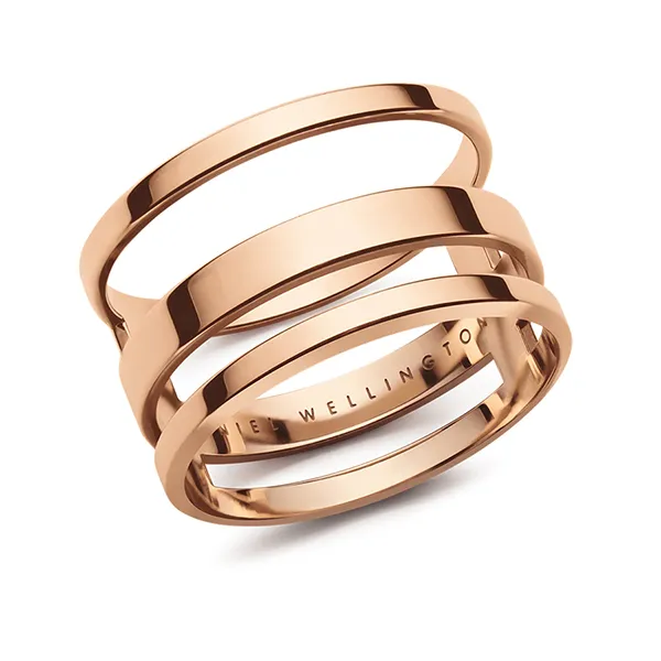 Nhẫn Daniel Wellington Elan Triad Ring DW00400127 Màu Vàng Hồng