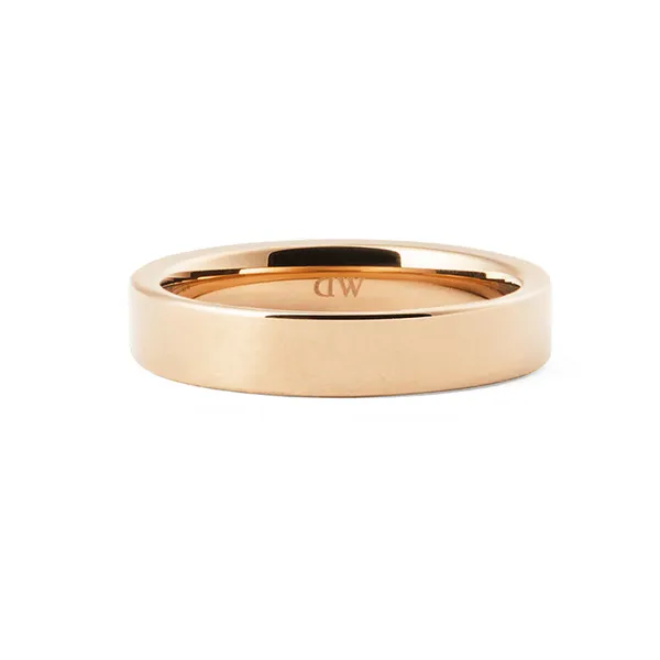 Nhẫn Daniel Wellington Line Ring Polished Rose Gold 4.5mm DW00401845 Màu Vàng Hồng