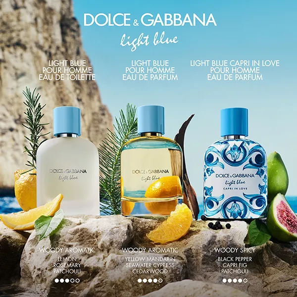 Nước Hoa Nam Dolce & Gabbana D&G Light Blue Pour Homme EDP 100ml