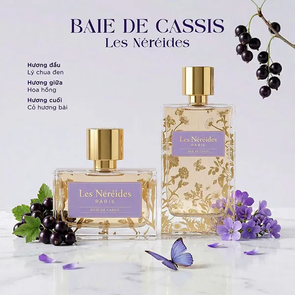 Nước Hoa Unisex Les Néréides Baie de Cassis Eau De Parfum 100ml