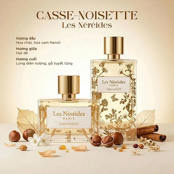 Nước Hoa Unisex Les Néréides Casse Noisette Fragrance EDP 100ml