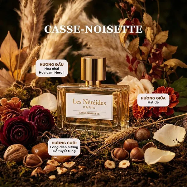 Nước Hoa Unisex Les Néréides Casse Noisette Fragrance EDP 30ml