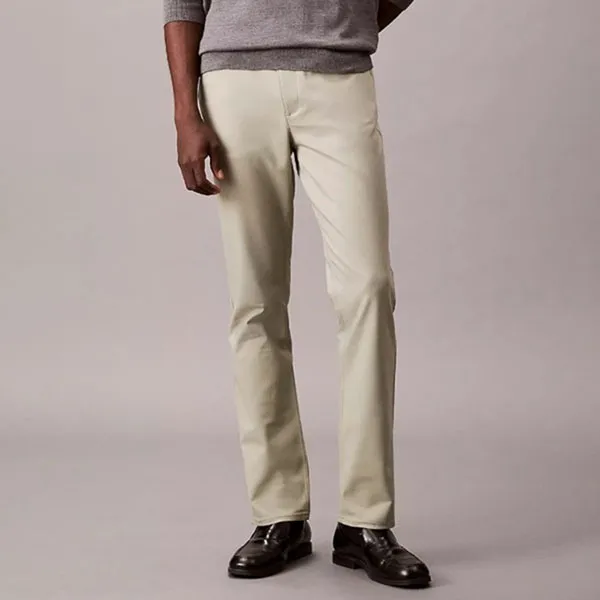Quần Kaki Nam Calvin Klein CK Slim Fit 40VM61- 281 Màu Be Size 30