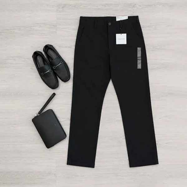 Quần Kaki Nam Calvin Klein CK Straight 4RD699-001 Màu Đen Size 29