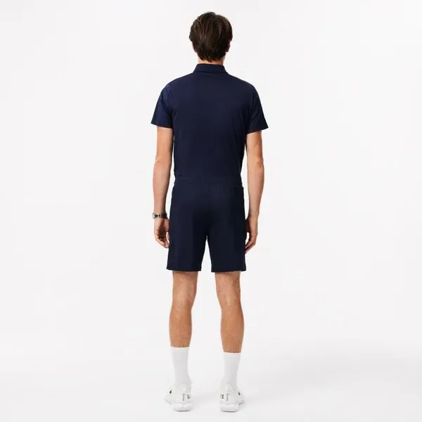 Quần Short Nam Lacoste Men's Regular Fit Stretch Tennis Shorts GH1089-51 5FS Màu Xanh Navy Size 2
