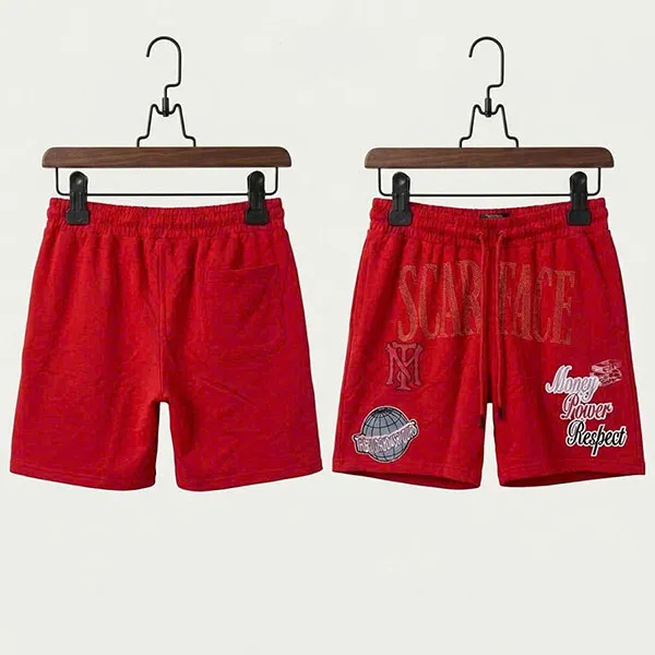 Quần Short Nam Reason Clothing RE5-066 Red Màu Đỏ Size L