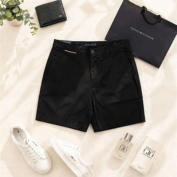 Quần Short Nam Tommy Hilfiger Men's 04544 - BDS Màu Đen Size 33