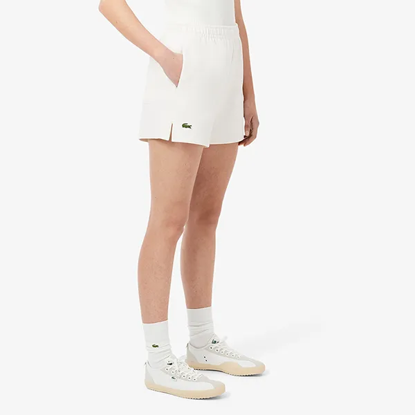 Quần Short Nữ Lacoste Women's Sporty GF9606 99 70V Màu Trắng Size 36