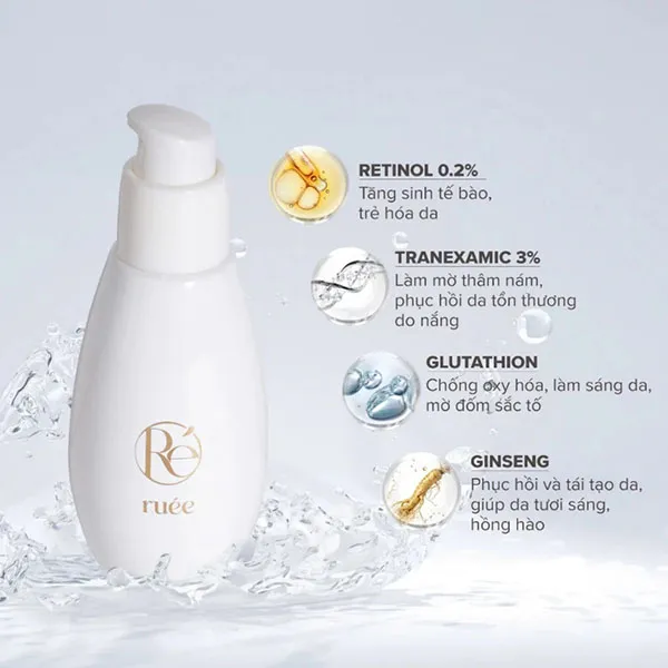 Serum Giảm Thâm Nám, Dưỡng Sáng Da Ban Đêm Rúee Mila 50ml