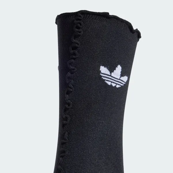 Set 2 Đôi Tất Adidas Ruffle Quarter JD5623 Màu Đen - Trắng Size S