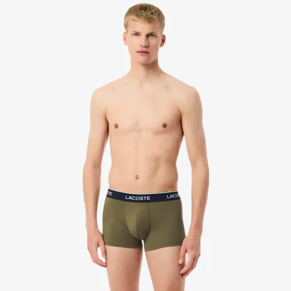 Set 3 Quần Lót Nam Lacoste Men's 3-Pack 5H1300-51-93I Phối Màu Size S