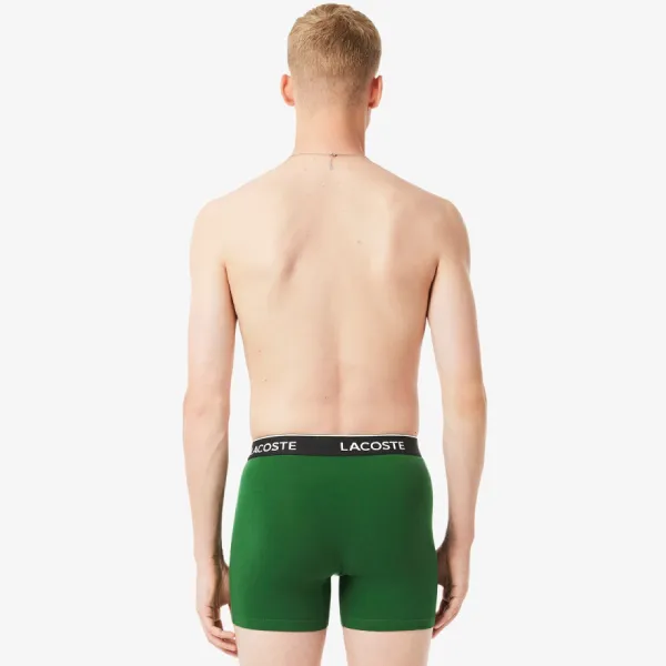 Set 3 Quần Lót Nam Lacoste Men's 3-Pack Stretch Cotton Boxer Briefs 6H2411-51-ISZ Phối Màu Size S