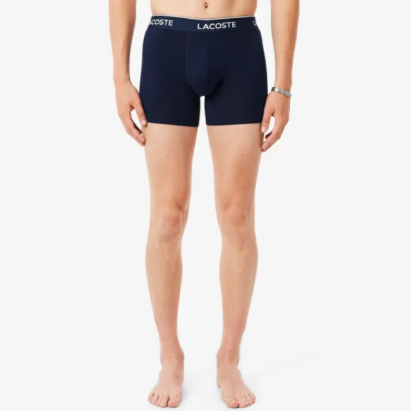 Set 3 Quần Lót Nam Lacoste Men's 3-Pack Stretch Cotton Boxer Briefs 6H2411-51-VB8 Phối Màu Size S