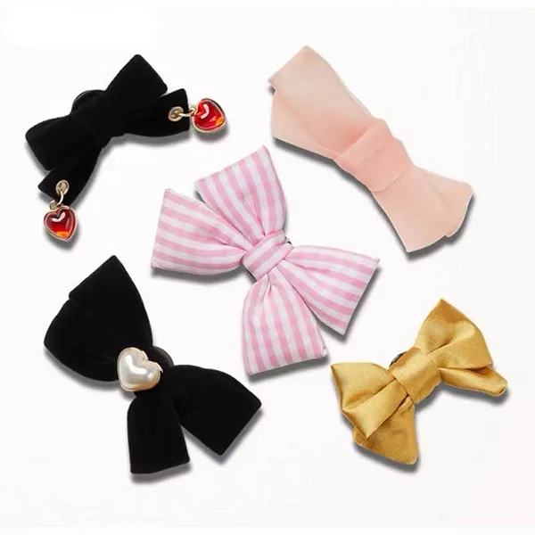 Set 5 Charm Nơ Crocs Multi 5-Pack Oversized Charming Bow Jibbitz Phối Màu