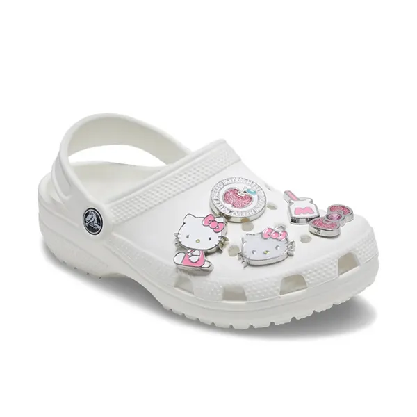 Set Charm Dép Crocs Hello Kitty Elevated Jibbitz 5 Món Màu Hồng