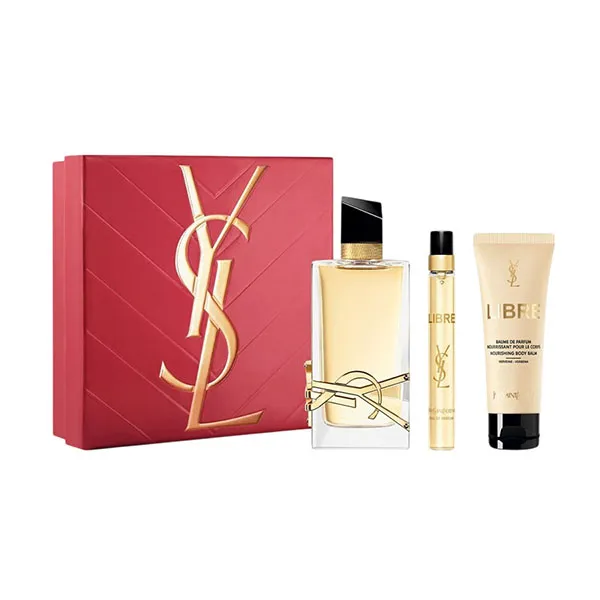 Set Nước Hoa Nữ Yves Saint Laurent YSL Libre EDP Gift Set (EDP 90ml + 10ml + Body Lotion 50ml) 3 Món