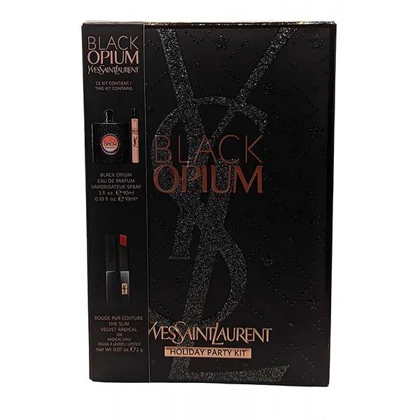 Set Nước Hoa Yves Saint Laurent YSL Black Opium Set 3 Món