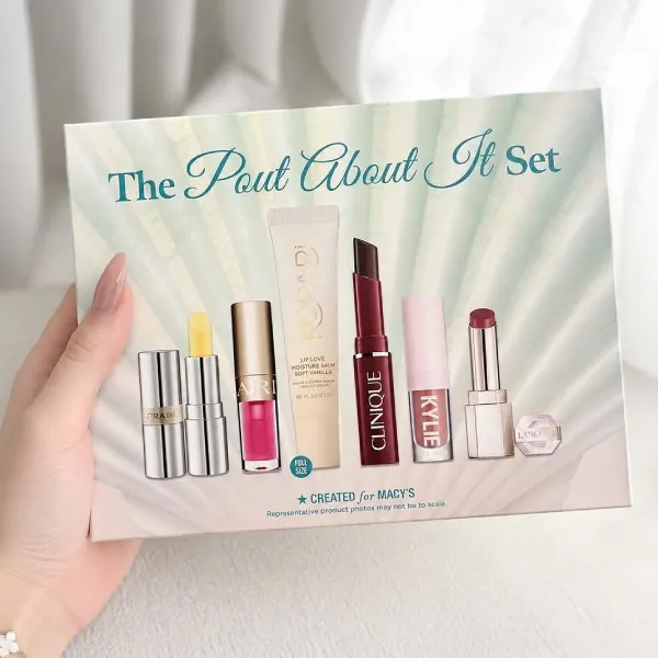 Set Son Dưỡng Clarins The Pout About It Makeup Set
