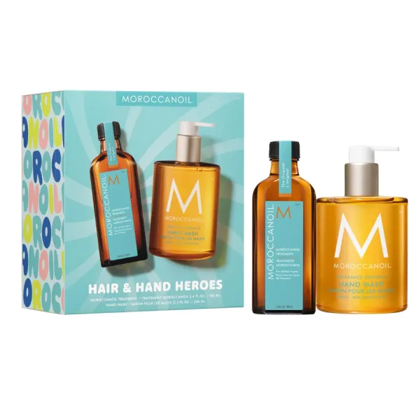 Set Tinh Dầu Dưỡng Tóc + Gel Rửa Tay Moroccanoil Signature Scent Hair & Hand Care Set (100ml + 360ml)